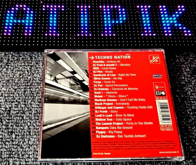 🫨 Cd Techno Nation Vol 2 - Contact Fm Compilation 2000 🔥 – photo 2